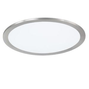 Nikkel plafond modern, Jamilia, 15W, RGBW LED, med fjärrkontroll