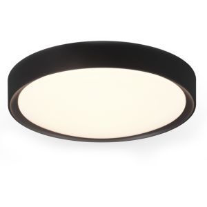 Hvid loftlampe badeværelse plast, Evelina, 18W, 3000K LED, IP44