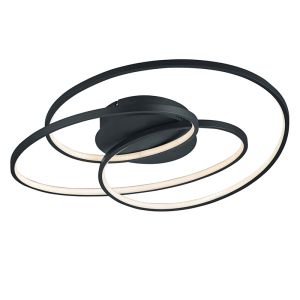 Sort plafond modern, Sabra, 38W, 3000K LED