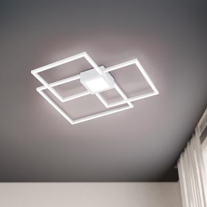 Hvid plafond modern, Kimoni, 38W, 4000K LED, 3 trins lysdæmper