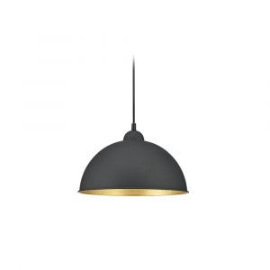 Sort med guld 2-faset skinnebelysning pendler lampe Ivar