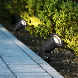 Antracit havespot på spyd modern, Tau, IP65