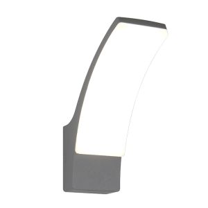 Antracit udendørslampe modern, Popke, 12,5W, 4000K LED, IP44