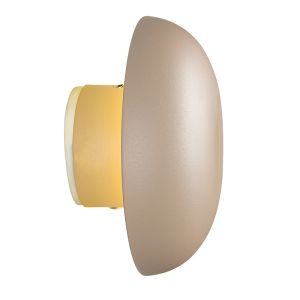 Brun genopladelige væglampe metal, Khaoula, 1,5W, 3000K LED, 3 trins lysdæmper