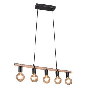 Sort pendler lampe modern, Mikail