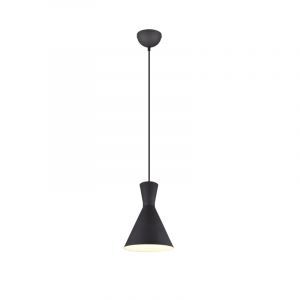 Sort pendler lampe modern, Mindy
