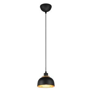 Sort pendler lampe industri, Sylvano