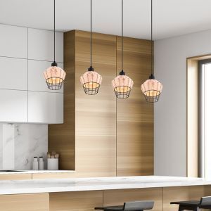 Rattan pendler lampe brun, Mirne