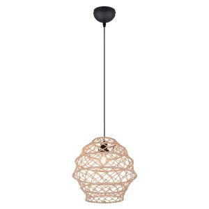 Brun pendler lampe rustik, Liduina