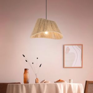 Brun pendler lampe rustik, Sakine