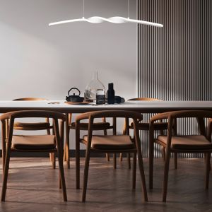 Hvid pendler lampe design, Quirinus, 18W, 4000K LED