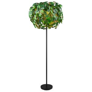 Grøn gulv lampe design, Urwa, med brytare