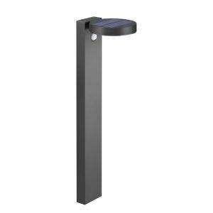 Antracit udendørslampe gulvlampe solcelle modern, Sunny, 4,5W, 3000K LED, IP44
