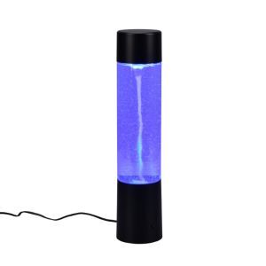 Sort bordlampe modern, Mehdi, 1W, RGB LED, med brytare