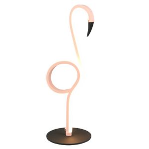 Lyserød bordlampe design, Puk, 6W, 3000K LED, med brytare