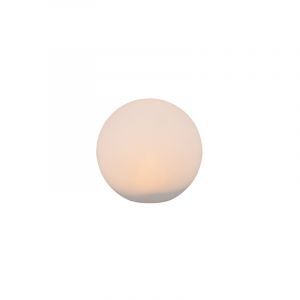 Hvid solcellelampe på spyd modern, Yavuz, 0,5W, RGBW LED, IP67, med fjärrkontroll
