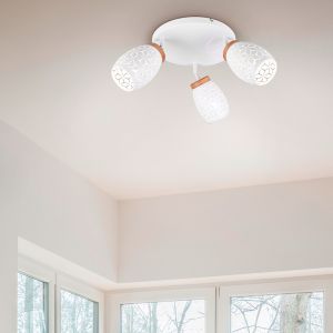 Hvid loftspot modern, Delana