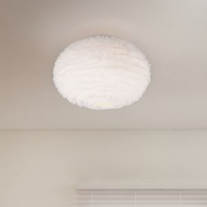 Beige loftlampe stof, Vijay