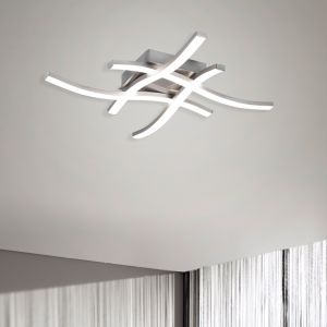 Nikkel loftlampe modern, Go, 5W, 4000K LED