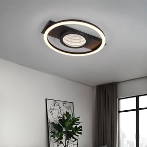 Sort loftlampe modern, Sandhia, 16W, 3000K LED