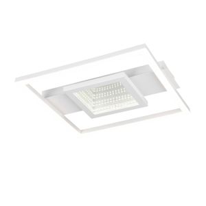 Hvid loftlampe modern, Sandhia, 16W, 4000K LED