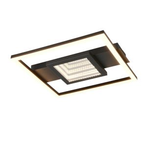 Sort loftlampe modern, Sandhia, 16W, 3000K LED