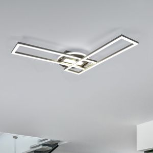 Nikkel plafond modern, Jadon, 30W, varm til kold hvid justerbar LED