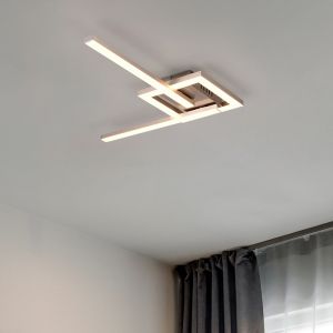 Nikkel loftlampe design, Mahad, 17W, 3000K LED