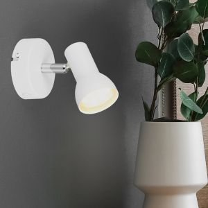 Hvid vægspot modern, Sabrin