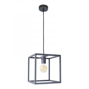 Industri pendler lampe grå, Redox