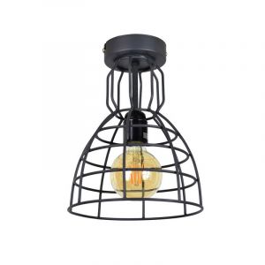 Industri loftlampe sort, Dexter