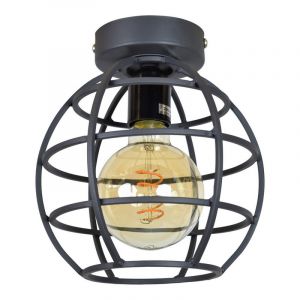 Industri loftlampe sort, Roland