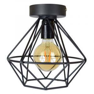 Industri loftlampe sort, Merlon