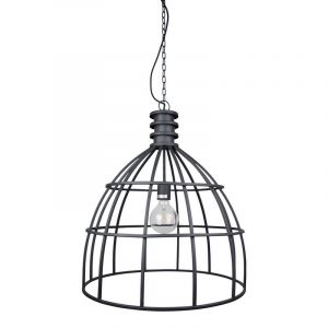 Industri pendel lampe spisebord sort, Dendor