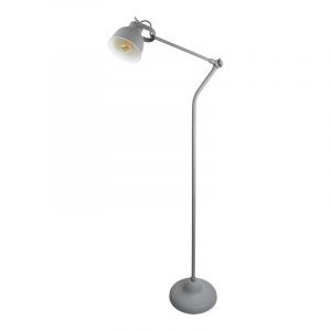 Industri gulv lampe grå, Redon, med brytare