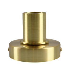 Aluminium bordlampe uden skærm guld, Rika, med brytare