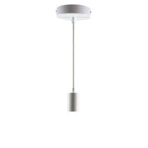 Aluminium pendler lampe uden skærm hvid, Rika