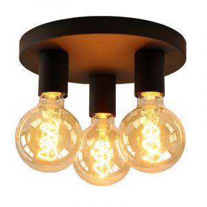 Modern loftlampe sort, Rami
