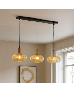 Retro pendler lampe rav, Charlois