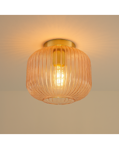 Retro loftlampe lyserød, Charlois