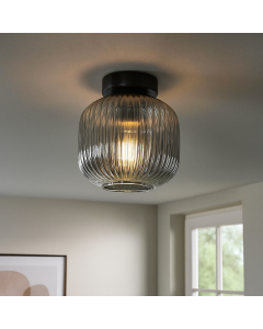 Retro loftlampe grå, Charlois