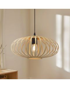 Bambus pendler lampe brun, Lieve
