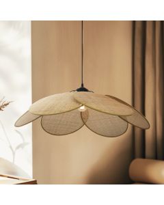 Rattan pendler lampe brun, Rowen