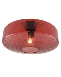 Design loftlampe rød, Sevda