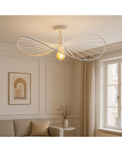 Modern loftlampe hvid, Jolinda