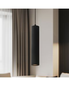 Modern pendler lampe sort, Nadi