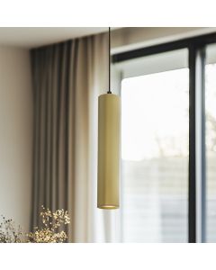 Modern pendler lampe messing, Nadi