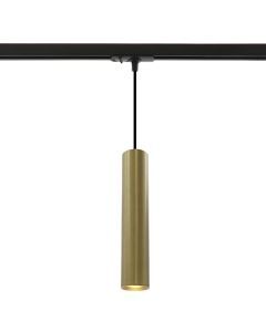 Modern 1-faset lampe på lyseskinne messing, Nadi