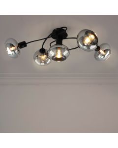 Design loftlampe sort, Skip