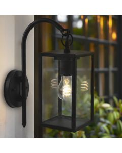 Klassisk udendørslampe sort, Janco, IP44